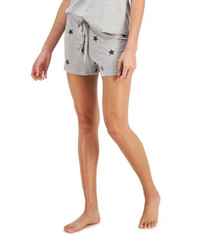 Super Soft Printed Pajama Shorts Gray $10.07 Sleepwear