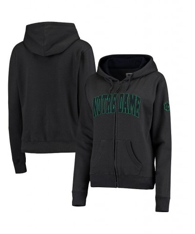 Women's Charcoal Notre Dame Fighting Irish Arched Name Full Zip Hoodie Charcoal $27.95 Sweatshirts