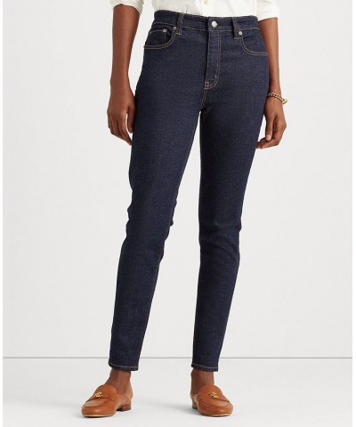 Petite High-Rise Skinny Ankle Jean Rinse Wash $51.25 Jeans