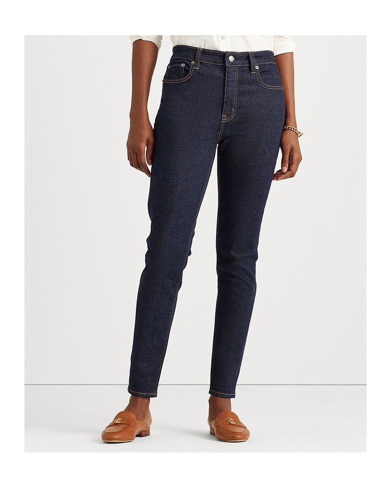 Petite High-Rise Skinny Ankle Jean Rinse Wash $51.25 Jeans