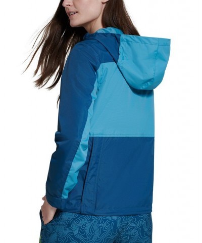 Women's Kineo Rain Tech Jacket Blue $43.61 Jackets