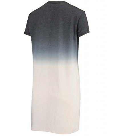 Women's Heathered Black and White Las Vegas Raiders Ombre Tri-Blend T-shirt Dress Heathered Black, White $34.44 Dresses