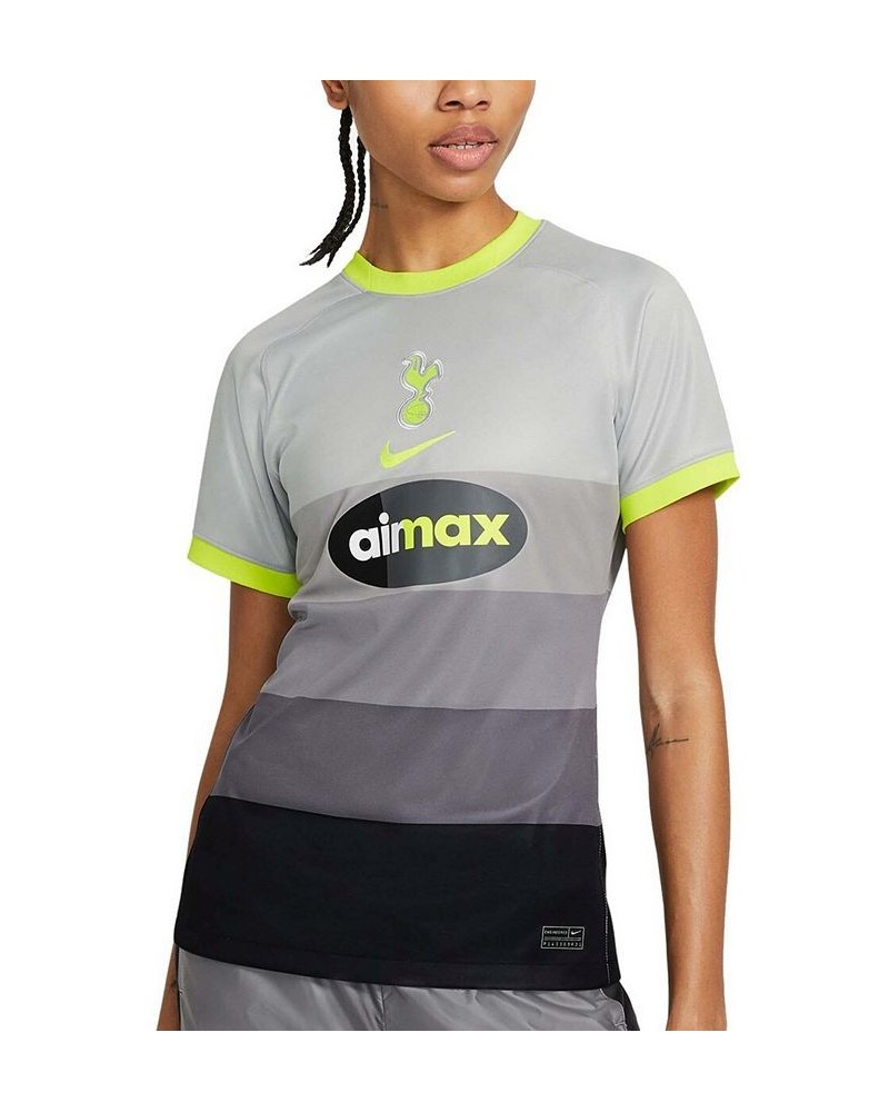 Women's Black and Gray Tottenham Hotspur 2020/21 Fourth Stadium Air Max Replica Jersey Black $45.00 Jersey