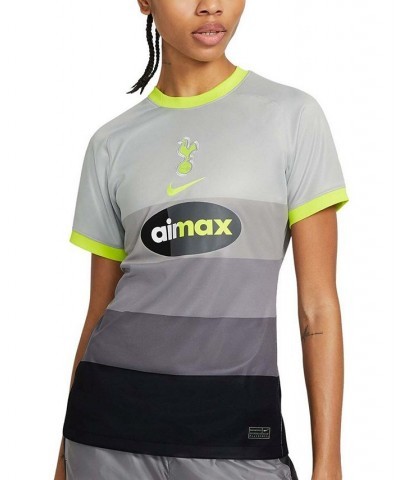 Women's Black and Gray Tottenham Hotspur 2020/21 Fourth Stadium Air Max Replica Jersey Black $45.00 Jersey