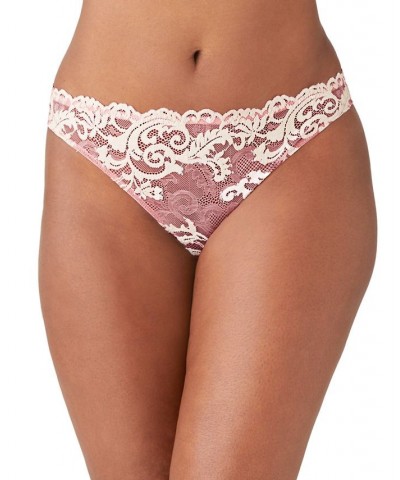 Women's Instant Icon Thong 842322 Bridal Rose/crystal Pink $15.04 Panty