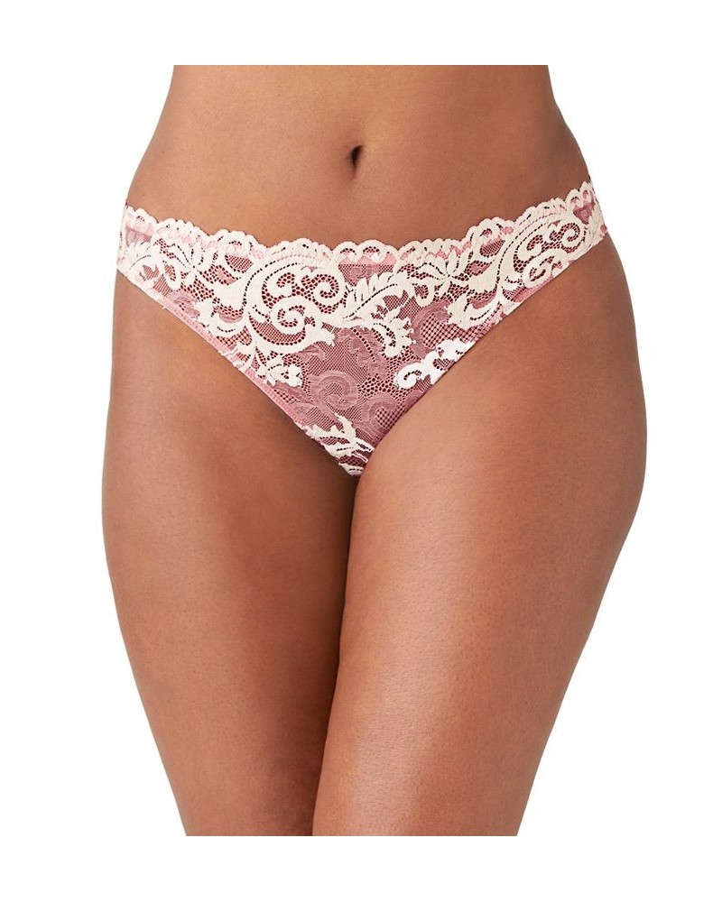 Women's Instant Icon Thong 842322 Bridal Rose/crystal Pink $15.04 Panty