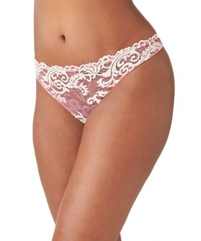 Women's Instant Icon Thong 842322 Bridal Rose/crystal Pink $15.04 Panty