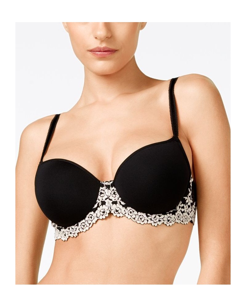 Embrace Lace Contour Bra 853191 Black $38.22 Bras