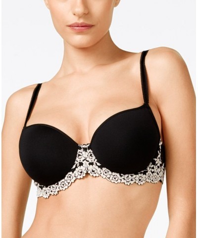 Embrace Lace Contour Bra 853191 Black $38.22 Bras