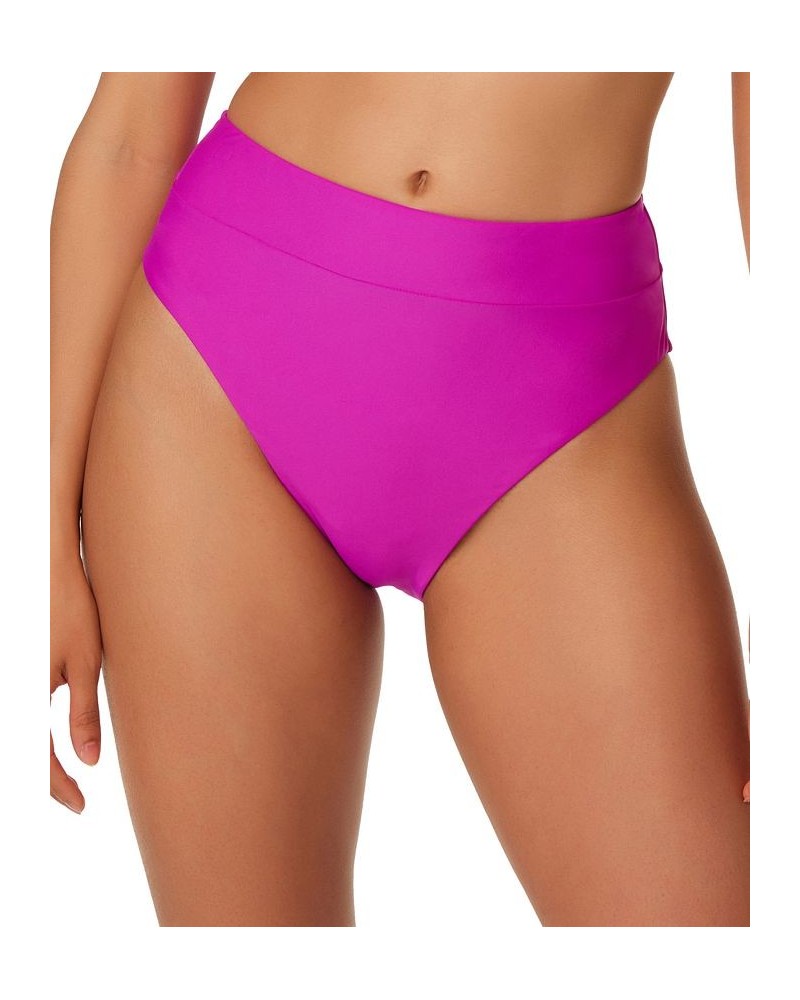 Natural Beauty Mesh Strap Sling Balconette Swim Top and High-Leg Swim Bottoms Pink $29.58 Swimsuits