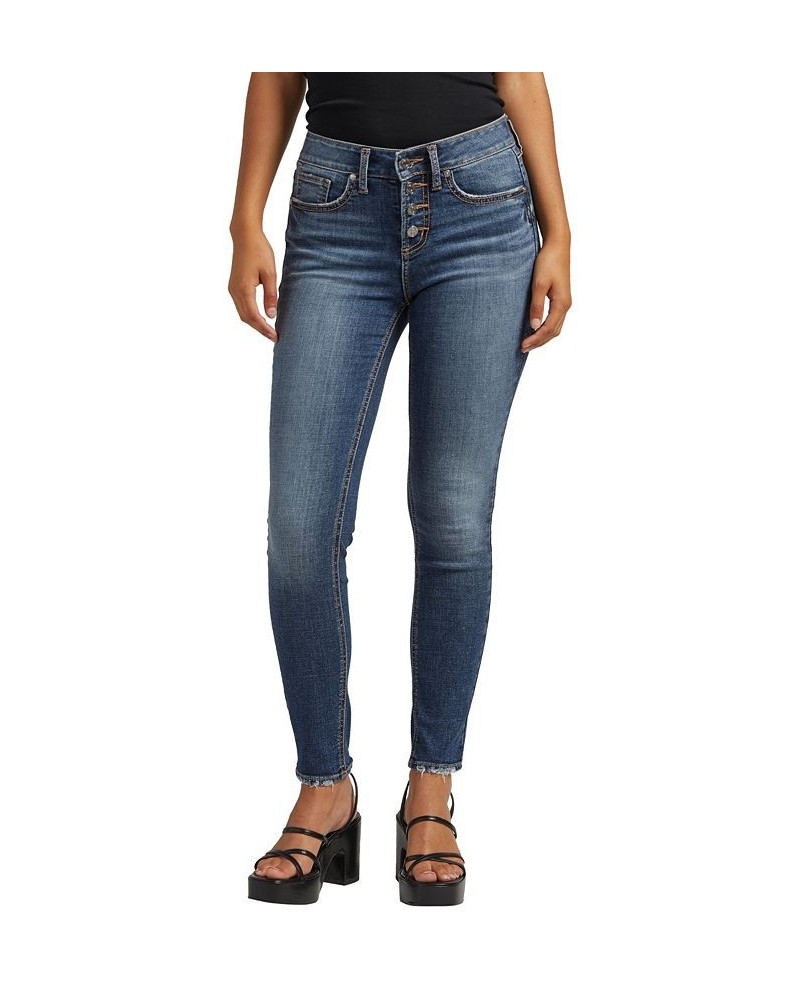 Women's Suki Mid Rise Skinny Jeans Indigo $45.08 Jeans