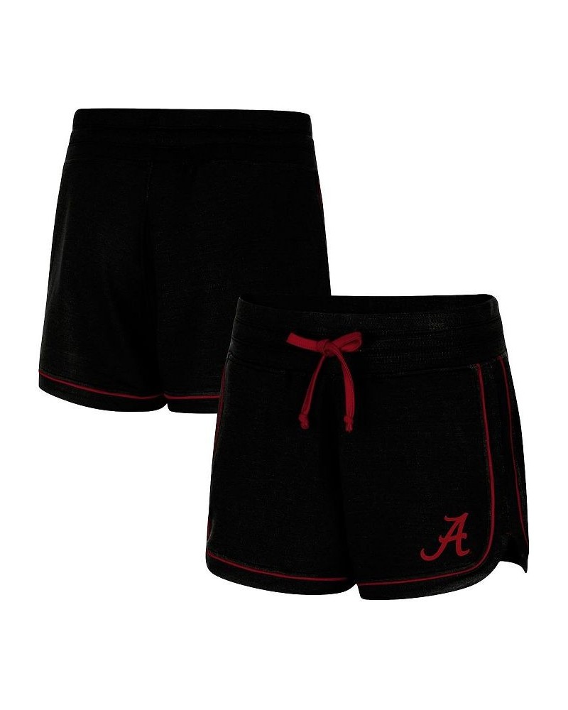 Women's Black Alabama Crimson Tide Lil Sebastian Tri-Blend Shorts Black $21.00 Shorts