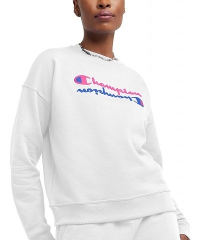 Women's Powerblend Sweatshirt & Authentic Leggings White $25.18 Hosiery