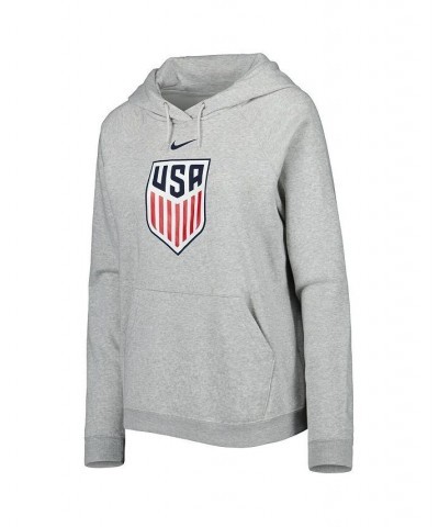 Women's Heather Gray USMNT Varsity Raglan Tri-Blend Pullover Hoodie Heather Gray $40.00 Sweatshirts