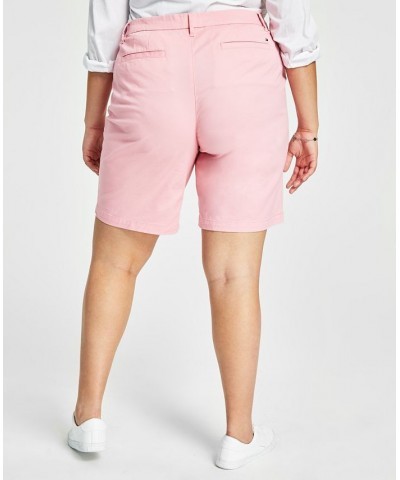 Plus Size Hollywood Bermuda Shorts Pink $18.80 Shorts