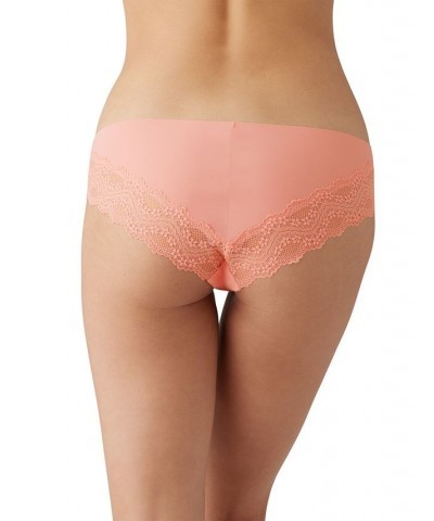 Women's b.bare Cheeky Lace-Trim Hipster Underwear 976367 Peach Amber $9.75 Panty