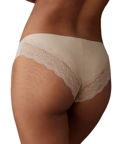 Women's b.bare Cheeky Lace-Trim Hipster Underwear 976367 Peach Amber $9.75 Panty