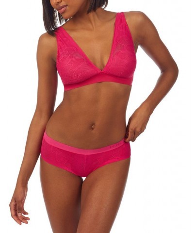 Lace Comfort Wireless Bra DK7082 Pink $16.38 Bras