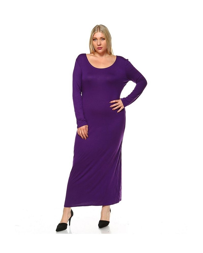 Women's Plus Size Ria Dress Purple $35.28 Dresses