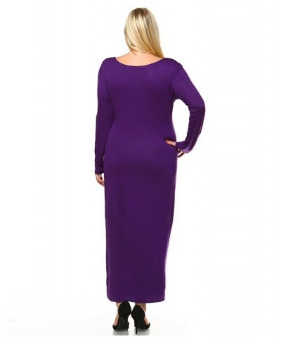 Women's Plus Size Ria Dress Purple $35.28 Dresses