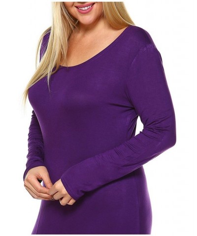 Women's Plus Size Ria Dress Purple $35.28 Dresses