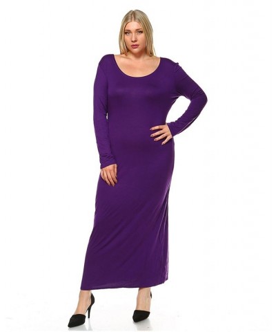 Women's Plus Size Ria Dress Purple $35.28 Dresses