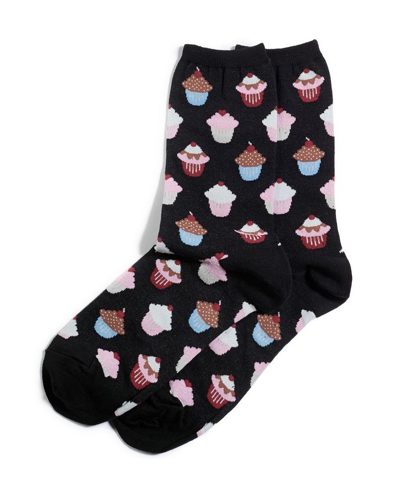 Women's Cupcake Fashion Crew Socks Cupcakes $11.02 Socks