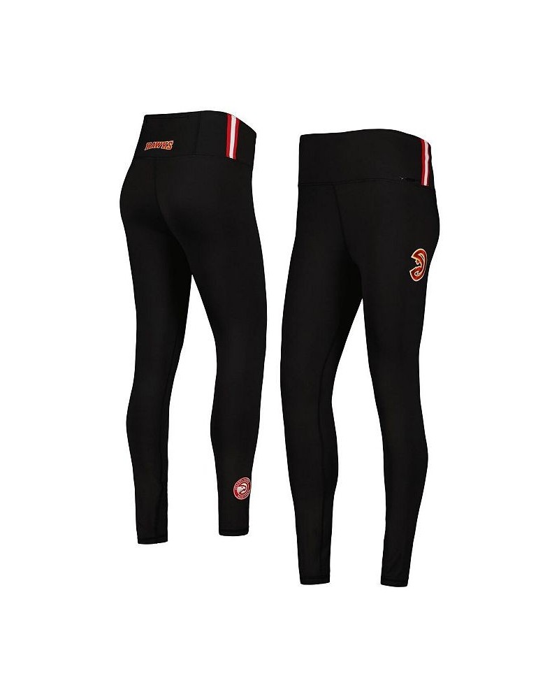 Women's Black Atlanta Hawks Classics Lux Leggings Black $24.60 Pants