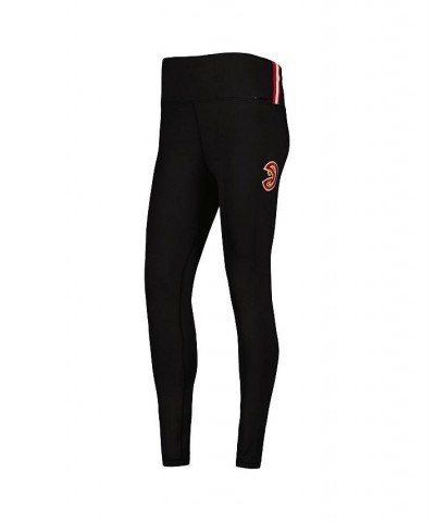 Women's Black Atlanta Hawks Classics Lux Leggings Black $24.60 Pants