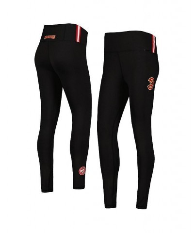 Women's Black Atlanta Hawks Classics Lux Leggings Black $24.60 Pants