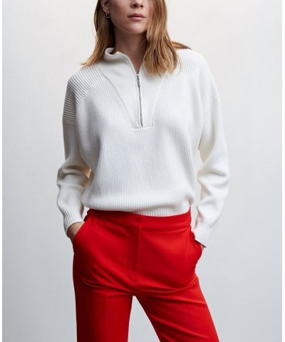 Women's Buttons Straight-Fit Trousers Red $31.50 Pants