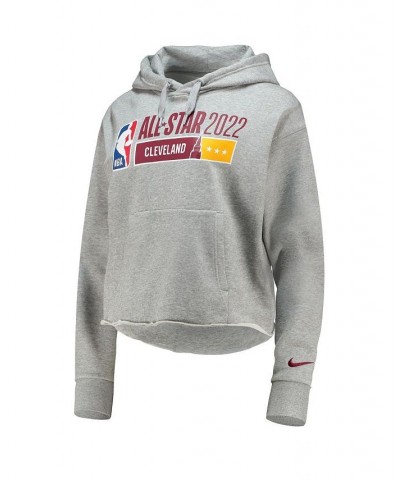 Women's Heathered Gray 2022 NBA All-Star Game Cropped Pullover Hoodie Heathered Gray $45.89 Sweatshirts