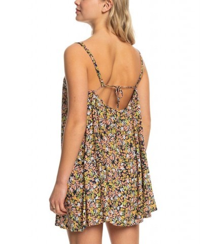 Juniors' Printed Summer Adventures Swim Dress Cover-Up Mood Indigo Ditsy Love $24.00 Swimsuits