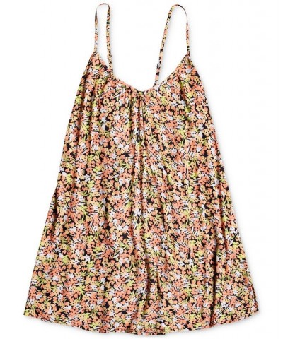 Juniors' Printed Summer Adventures Swim Dress Cover-Up Mood Indigo Ditsy Love $24.00 Swimsuits