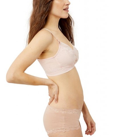 Sleek and Lace Nursing Bralette Tan/Beige $31.90 Bras