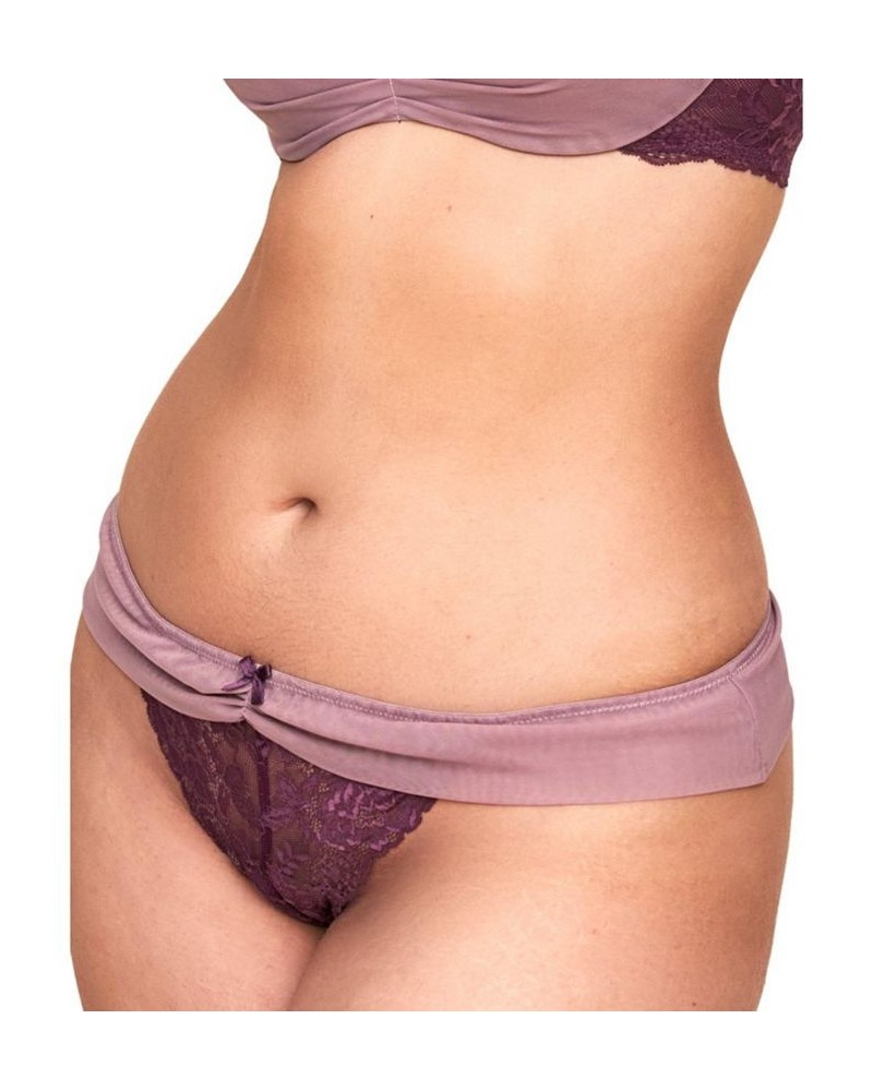 Clairabella Women's Plus-Size Bikini Panty Purple $13.97 Panty