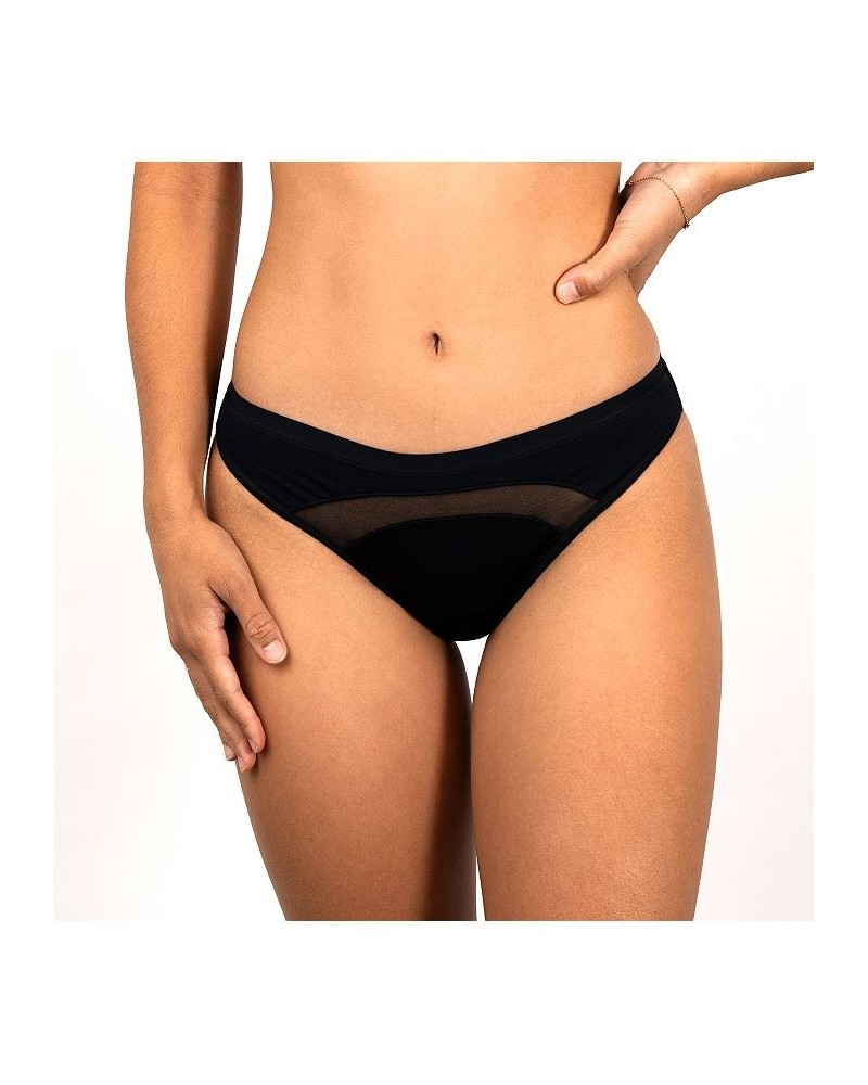 Leak proof Bikini Bottom Black $17.60 Panty