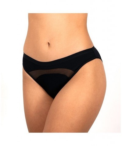 Leak proof Bikini Bottom Black $17.60 Panty