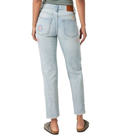 Women's Embroidered Mid-Rise Boy Jeans In My Mind $41.70 Jeans