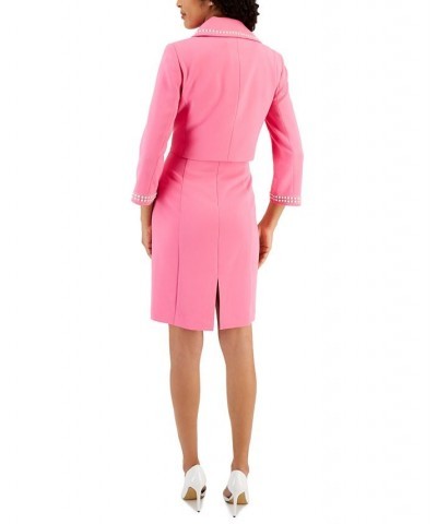 Beaded Dress Suit Pink $108.78 Suits