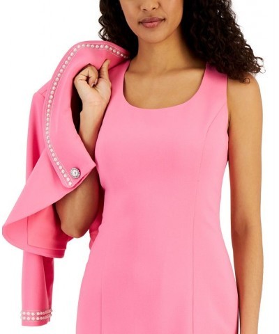 Beaded Dress Suit Pink $108.78 Suits