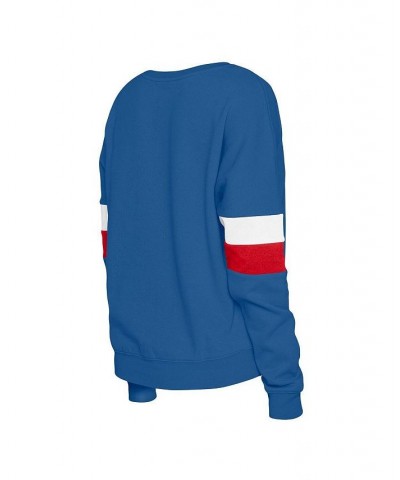 Women's Royal Chicago Cubs Game Day Crew Pullover Sweatshirt Royal $33.12 Sweatshirts