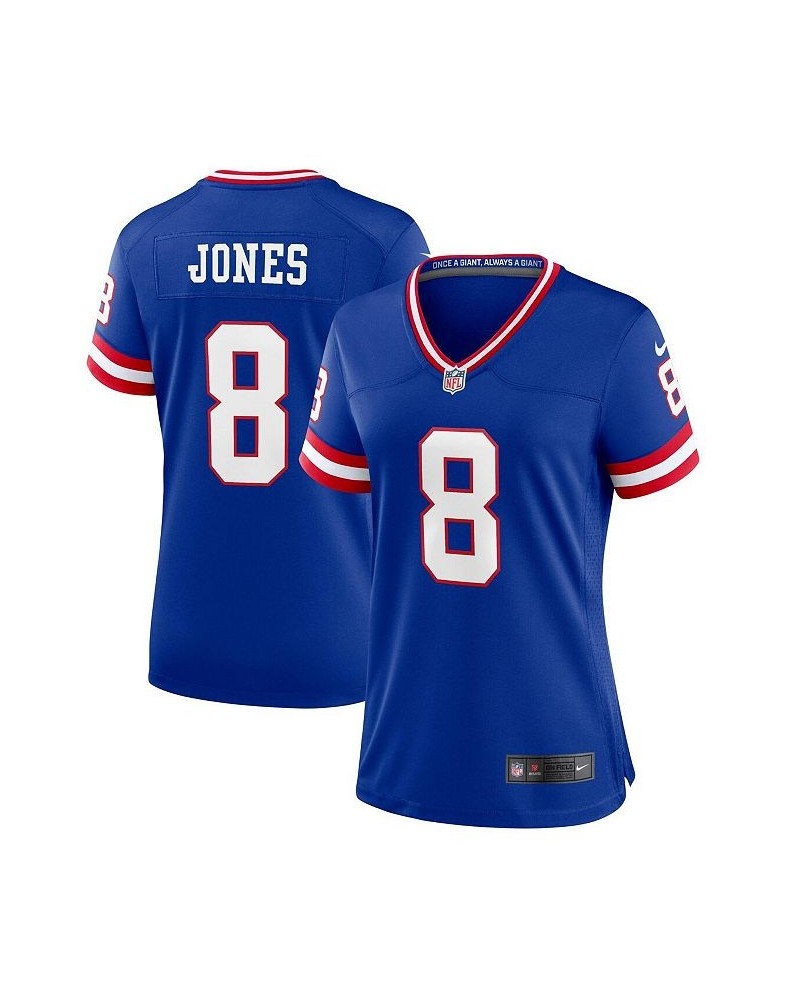 Women's Daniel Jones Royal New York Giants Classic Player Game Jersey Royal $53.20 Jersey