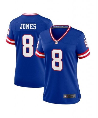 Women's Daniel Jones Royal New York Giants Classic Player Game Jersey Royal $53.20 Jersey