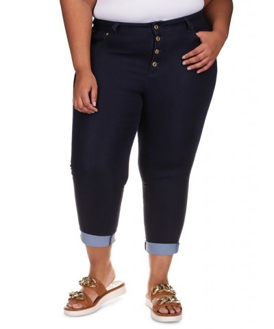 Plus Size High-Rise Skinny Jeans Dark Denim $58.80 Jeans