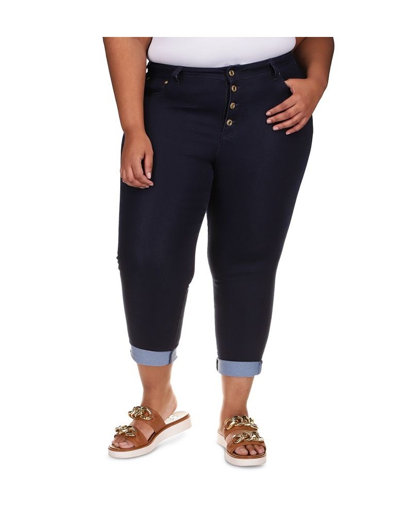 Plus Size High-Rise Skinny Jeans Dark Denim $58.80 Jeans