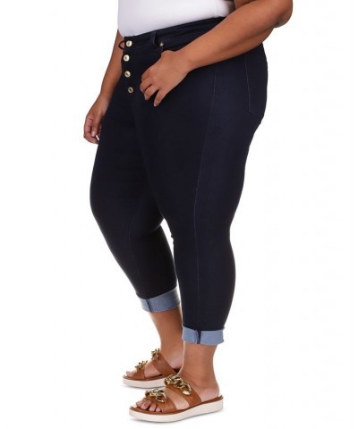 Plus Size High-Rise Skinny Jeans Dark Denim $58.80 Jeans