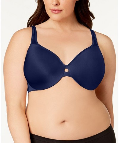 Minimizer Plunge Into Comfort Keyhole Underwire Bra 904 Sailor Blue $14.57 Bras