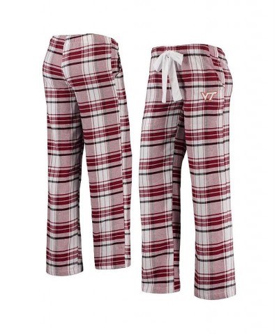 Women's Maroon Black Virginia Tech Hokies Accolade Flannel Pants Maroon, Black $21.50 Pajama