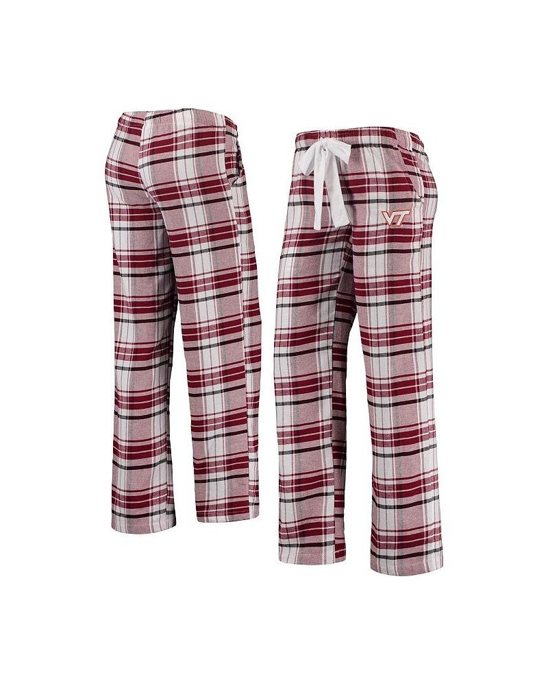 Women's Maroon Black Virginia Tech Hokies Accolade Flannel Pants Maroon, Black $21.50 Pajama